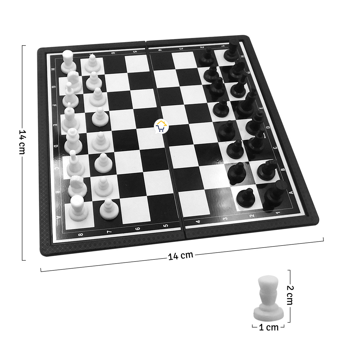 Miniatura 2 de Mini Ajedrez Magnetico Juego Mesa HQ688